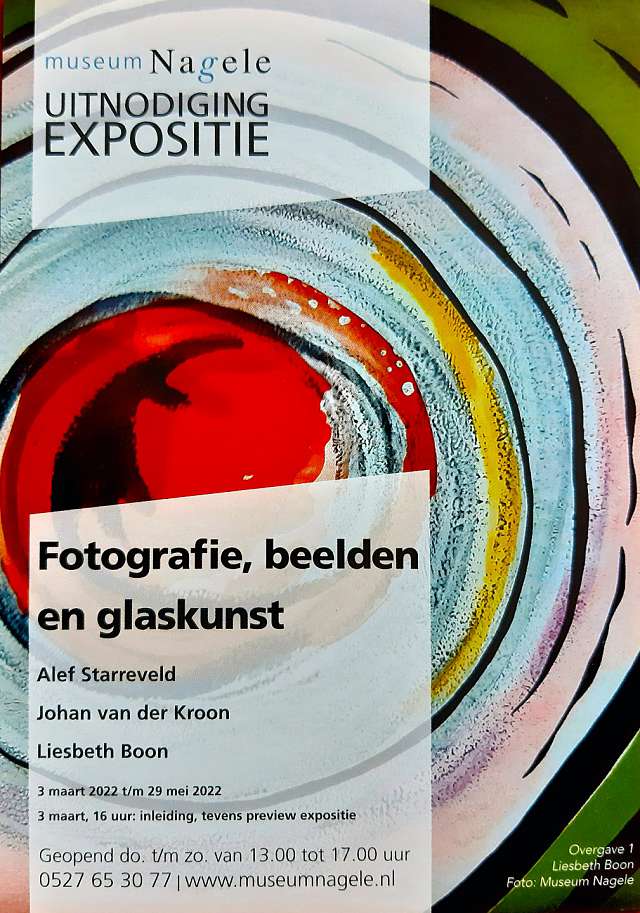 Fotografie, beelden en glaskunst in Museum Nagele van 3 maart t/m 29 mei 2022